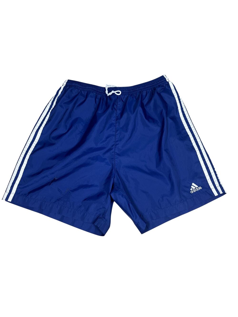 vintage 1990s Adidas windbreaker striped shorts Large blue sportswear football